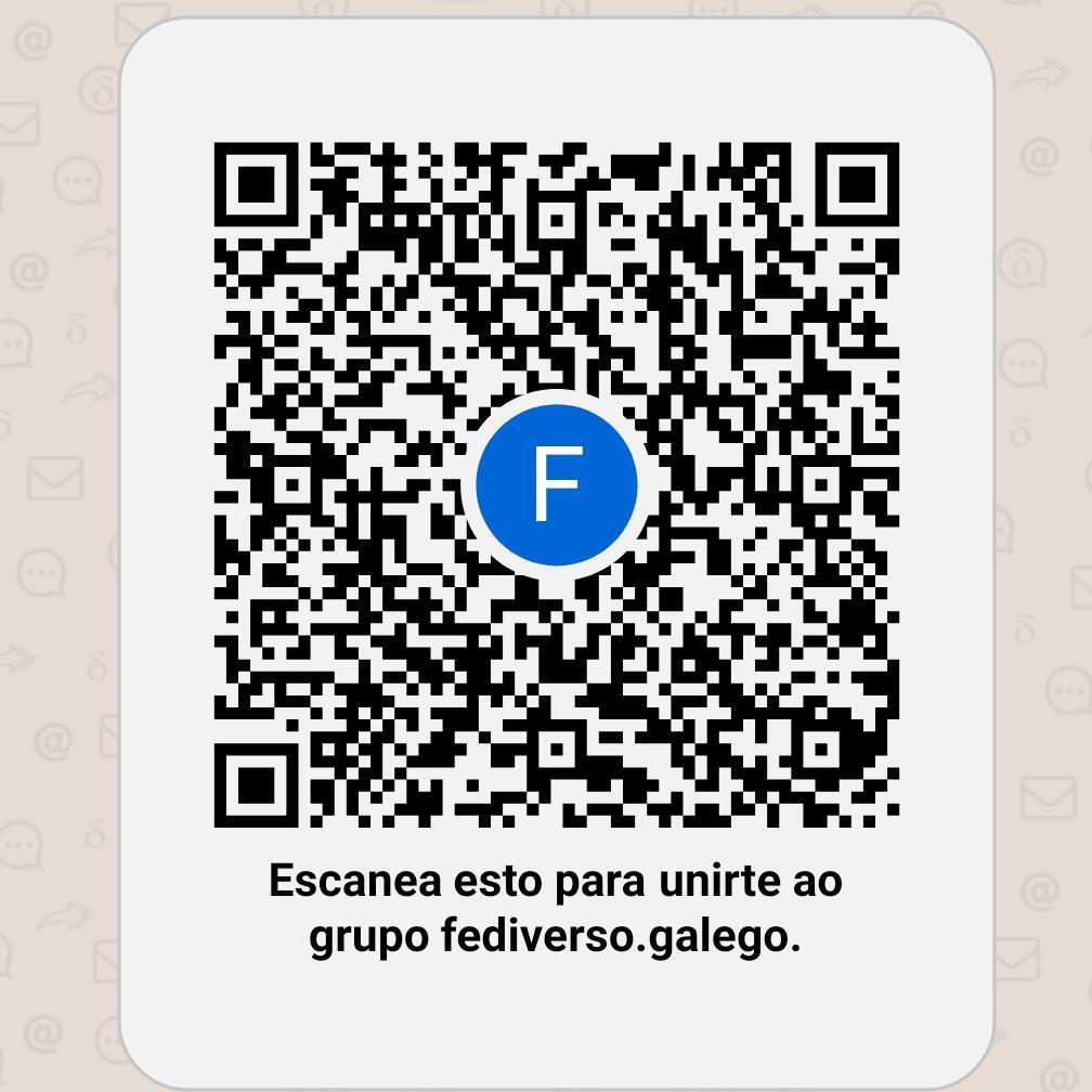 código QR que debes ler desde a aplicación para acceder á sala