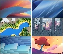 One of these 6 beauties will become the wallpaper for Plasma 6. Which one do you prefer?